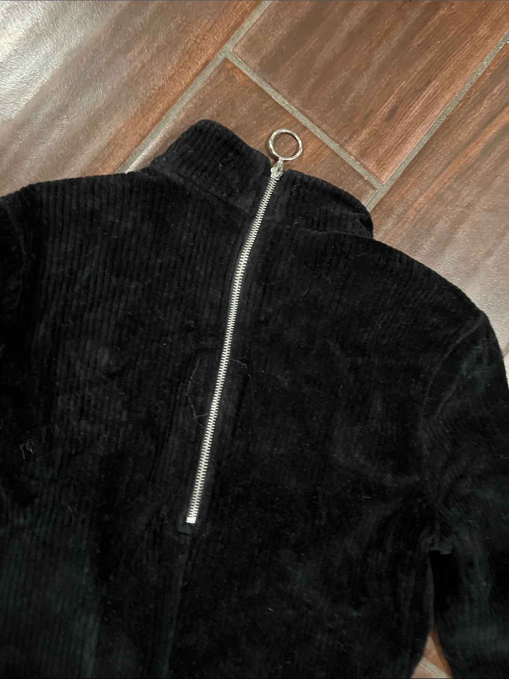 Gianni Bini Black Ribbed Turtleneck Mini Dress - Picture 5 of 5